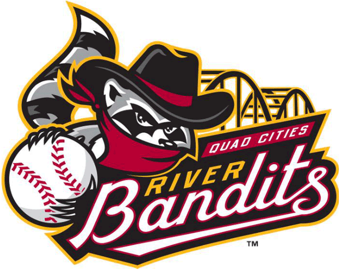 Quad Cities River Bandits 2014-Pres Primary Logo vinyl decal